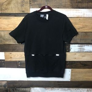 Adidas SAMPLE short sleeve zipper sweatshirt